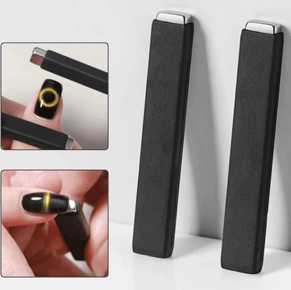 Glamour Us_Lavis_Nails_Black Rubber Coated Bar Magnet__ The best affordable Latina and Mexican makeup, beauty and cosmetics supply store in Chula Vista, San Diego