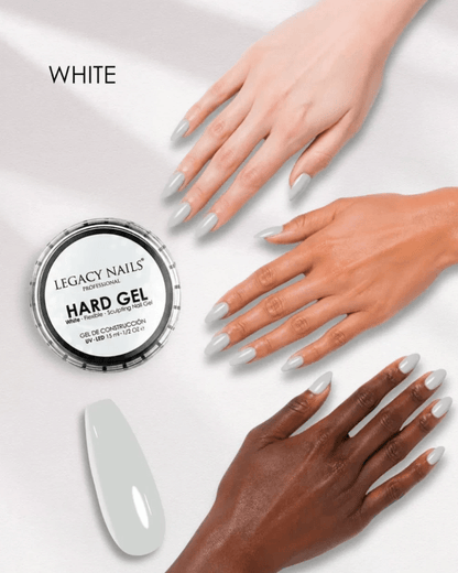 Glamour Us_Legacy Nails_Nails_White Hard Gel__LNBG-W The best affordable Latina and Mexican makeup, beauty and cosmetics supply store in Chula Vista, San Diego