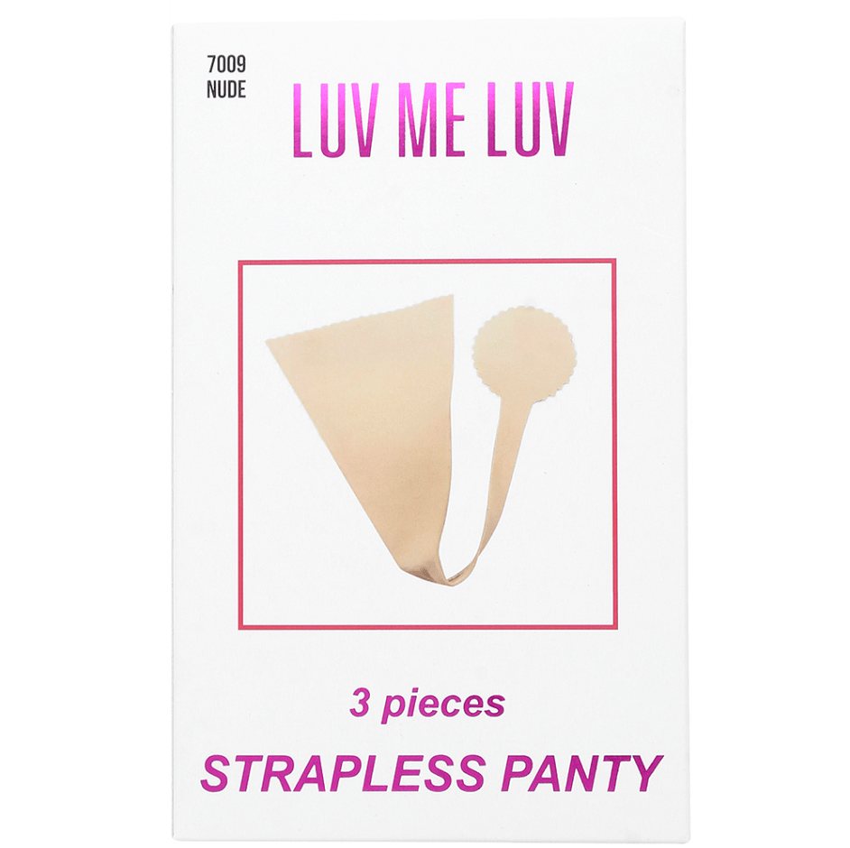 Glamour Us_Luv Me Luv_Panties_3Pc Strapless Panty_S_7009S The best affordable Latina and Mexican makeup, beauty and cosmetics supply store in Chula Vista, San Diego