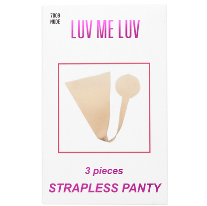 Glamour Us_Luv Me Luv_Panties_3Pc Strapless Panty_S_7009