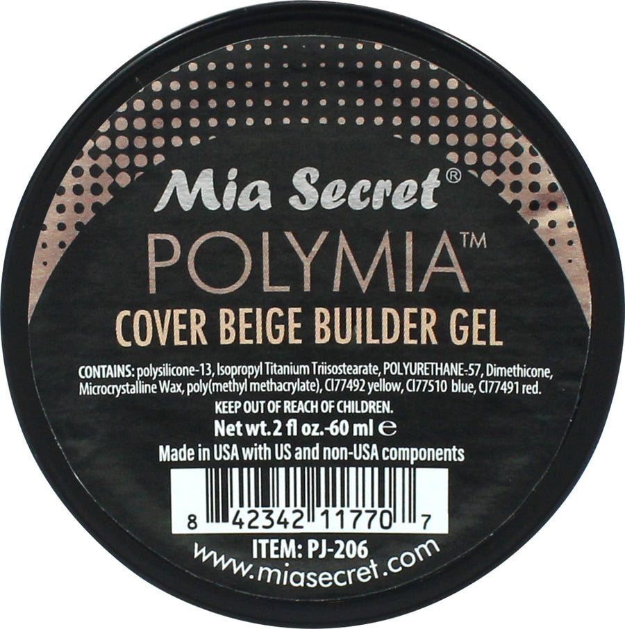 Glamour Us_Mia Secret_Nails_Cover Beige Polymia Builder Gel 2 oz.__PJ - 206