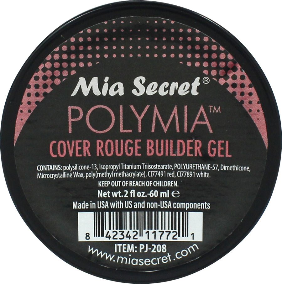 Glamour Us_Mia Secret_Nails_Cover Rouge Polymia Builder Gel 2 oz.__PJ - 208