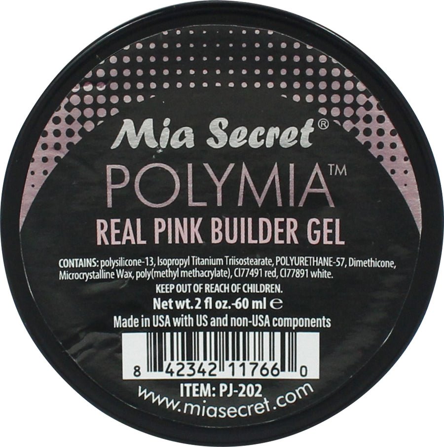 Glamour Us_Mia Secret_Nails_Real Pink Polymia Builder Gel 2 oz.__PJ - 202