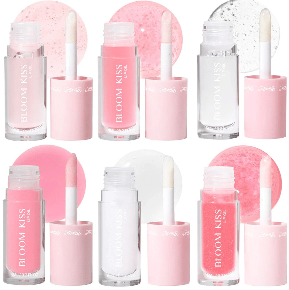 Glamour Us_Miss Lil_Makeup_Bloom Kiss Lip Oil_Lilly_MLLO - 01 The best affordable Latina and Mexican makeup, beauty and cosmetics supply store in Chula Vista, San Diego