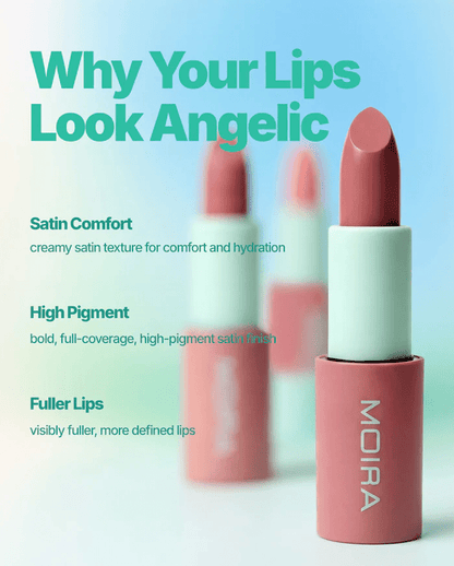 Glamour Us_Moira_Makeup_Angel Satin Lipstick_Blush Cloud_ASL001 The best affordable Latina and Mexican makeup, beauty and cosmetics supply store in Chula Vista, San Diego