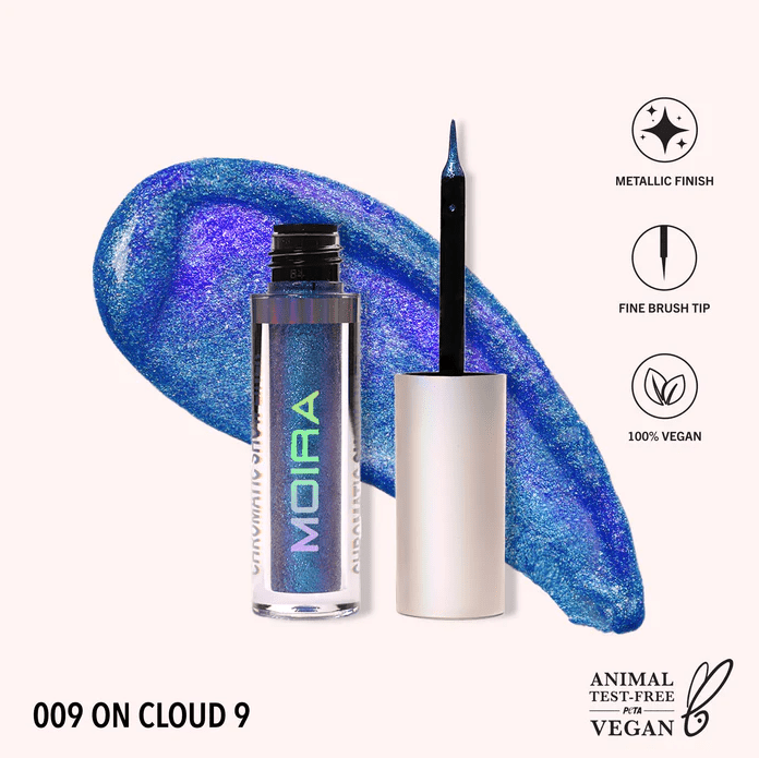 Glamour Us_Moira_Makeup_Chromatic Show Liquid Liner_On Cloud 9_CRSL009 The best affordable Latina and Mexican makeup, beauty and cosmetics supply store in Chula Vista, San Diego