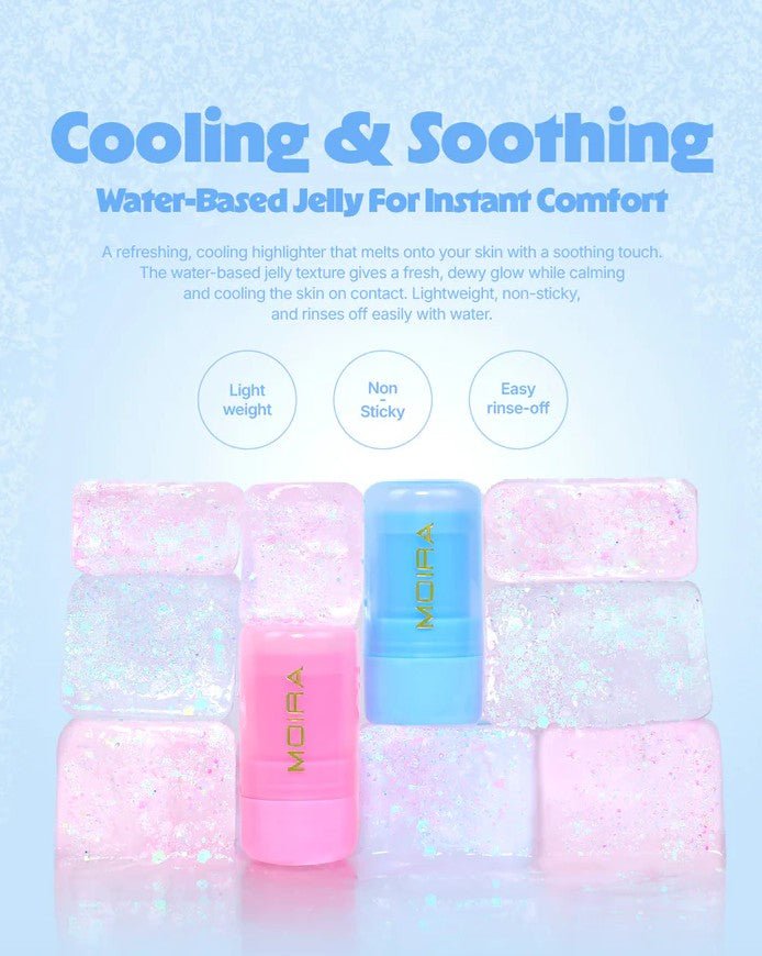 Glamour Us_Moira_Makeup_Icy Glow Jelly Stick Highlighter_Candy Cloud_IJS001 The best affordable Latina and Mexican makeup, beauty and cosmetics supply store in Chula Vista, San Diego
