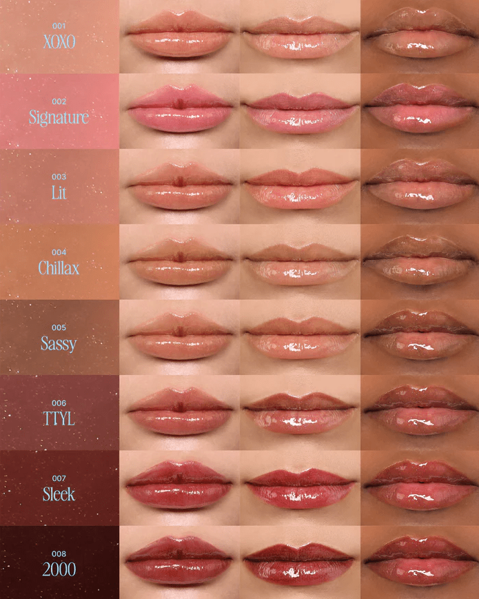 Glamour Us_Moira_Makeup_Lip Chic Shimmer Gloss_Xoxo_CSG001 The best affordable Latina and Mexican makeup, beauty and cosmetics supply store in Chula Vista, San Diego