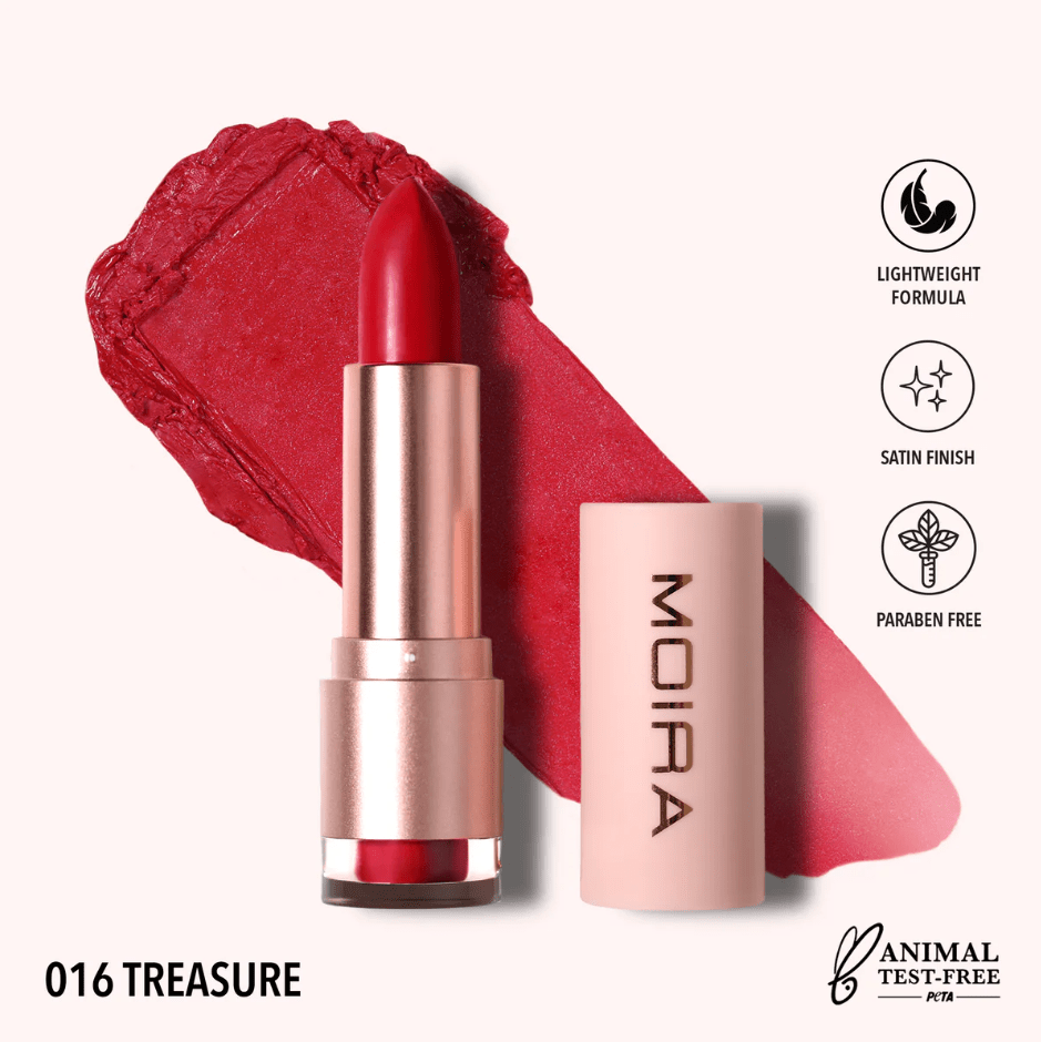 Glamour Us_Moira_Makeup_Lip Goddess Lipstick_Treasure_GDL016 The best affordable Latina and Mexican makeup, beauty and cosmetics supply store in Chula Vista, San Diego