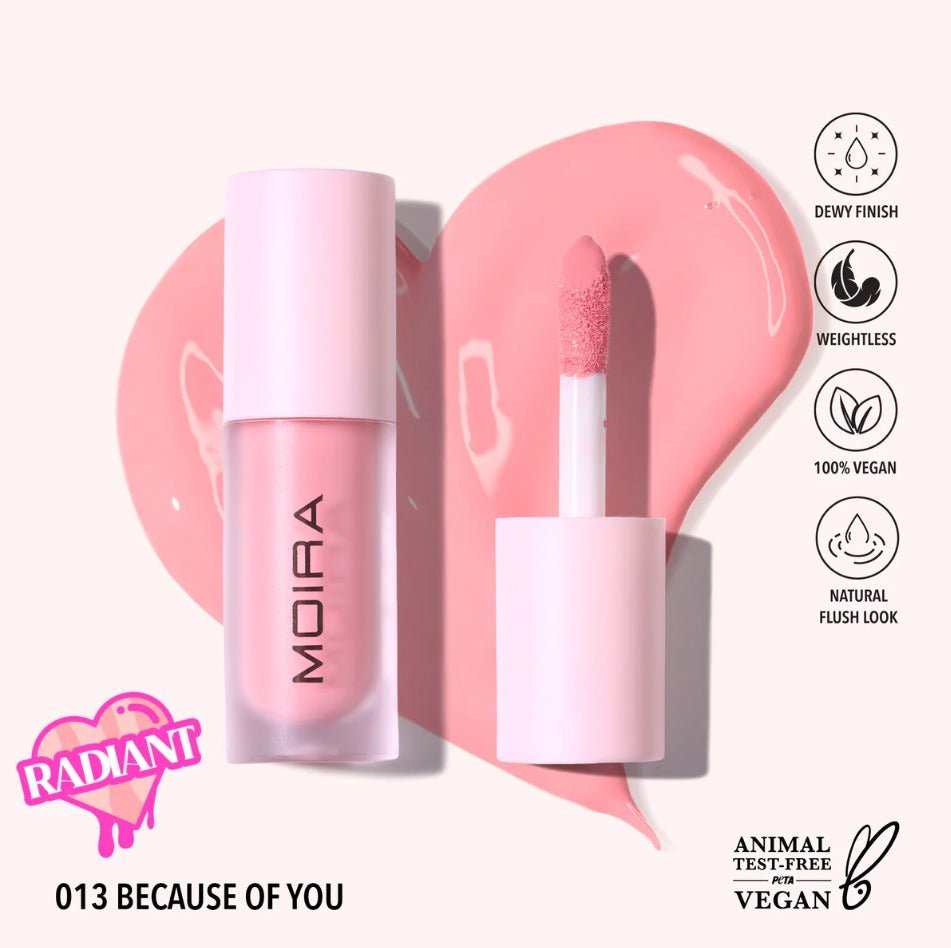 Glamour Us_Moira_Makeup_Love Steady Liquid Blush_Because of You_LLB013 The best affordable Latina and Mexican makeup, beauty and cosmetics supply store in Chula Vista, San Diego
