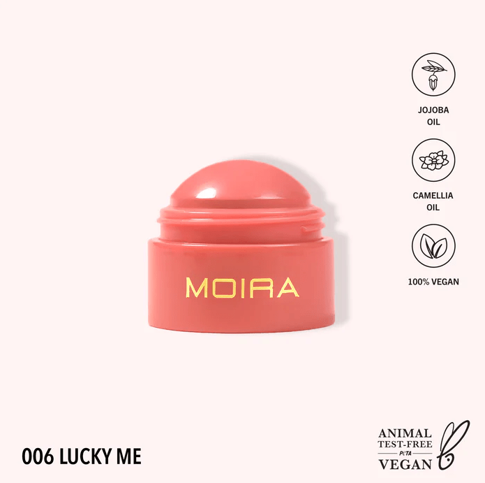 Glamour Us_Moira_Makeup_Soft Blush Balm_Lucky Me_SBB06 Latina makeup, beauty and skincare supply store Mexican makeup products
