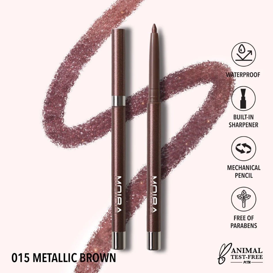 Glamour Us_Moira_Makeup_Statement Shimmer Eyeliner_Metallic Brown_SSL015 The best affordable Latina and Mexican makeup, beauty and cosmetics supply store in Chula Vista, San Diego
