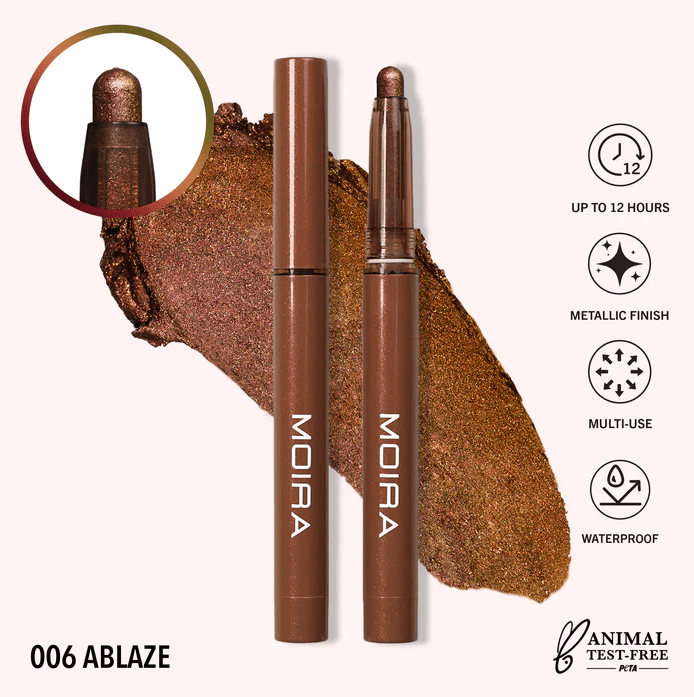Glamour Us_Moira_Makeup_Stellar Glaze Stick Eyeshadow_Ablaze_SSS006 The best affordable Latina and Mexican makeup, beauty and cosmetics supply store in Chula Vista, San Diego