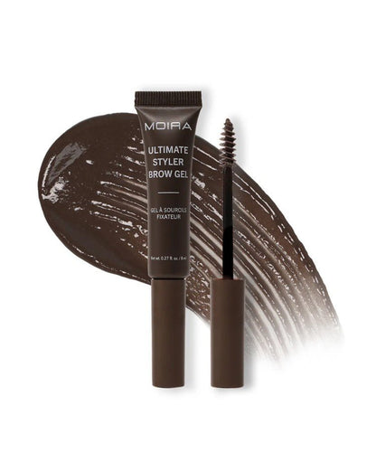 Glamour Us_Moira_Makeup_The Ultimate Brow Styler Gel_Dark Brown_BWG004 The best affordable Latina and Mexican makeup, beauty and cosmetics supply store in Chula Vista, San Diego