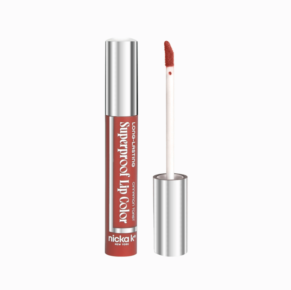 Glamour Us_Nicka K_Makeup_Superproof Long-lasting Lip Color_Cinnamon Toast_LCSP01 The best affordable Latina and Mexican makeup, beauty and cosmetics supply store in Chula Vista, San Diego