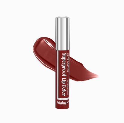Glamour Us_Nicka K_Makeup_Superproof Long-lasting Lip Color_Espresso Kisses_LCSP08 The best affordable Latina and Mexican makeup, beauty and cosmetics supply store in Chula Vista, San Diego