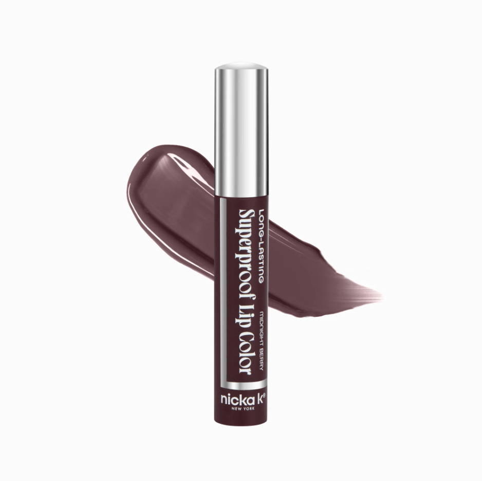 Glamour Us_Nicka K_Makeup_Superproof Long-lasting Lip Color_Midnight Berry_LCSP07 The best affordable Latina and Mexican makeup, beauty and cosmetics supply store in Chula Vista, San Diego