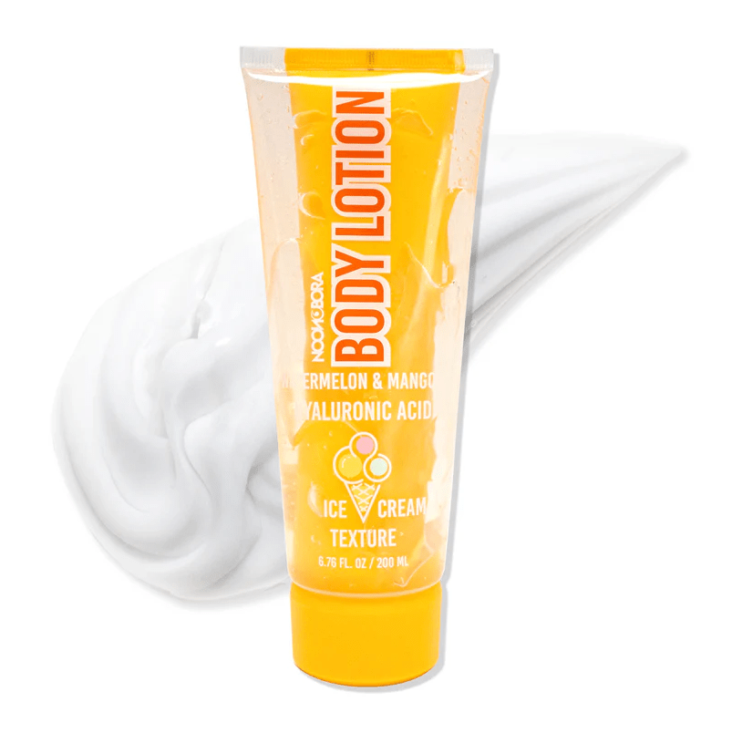 Glamour Us_Noon Bora_Skincare_Ice Cream Body Lotion Watermelon &amp; Mango + Hyaluronic Acid__ICBLWMHA The best affordable Latina and Mexican makeup, beauty and cosmetics supply store in Chula Vista, San Diego
