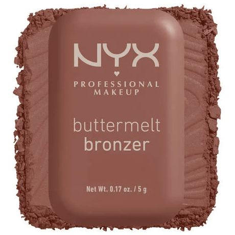 Glamour Us_NYX_Makeup_Buttermelt Bronzer_Butta Off - Medium Deep Golden_BMB05