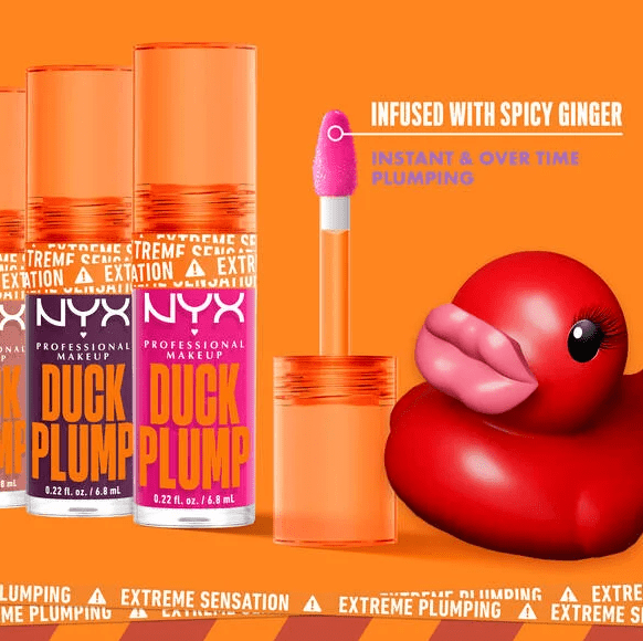 Glamour Us_NYX_Makeup_Duck Plump Plumping Lip Gloss_Clearly Spicy_DPLL01 The best affordable Latina and Mexican makeup, beauty and cosmetics supply store in Chula Vista, San Diego