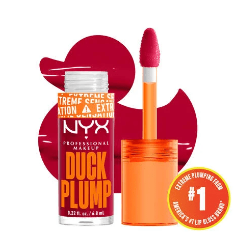 Glamour Us_NYX_Makeup_Duck Plump Plumping Lip Gloss_Hall Of Flame_DPLL14 The best affordable Latina and Mexican makeup, beauty and cosmetics supply store in Chula Vista, San Diego