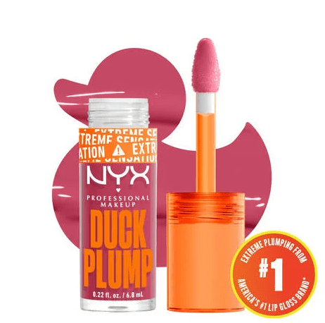 Glamour Us_NYX_Makeup_Duck Plump Plumping Lip Gloss_Strike A Rose_DPLL09 The best affordable Latina and Mexican makeup, beauty and cosmetics supply store in Chula Vista, San Diego
