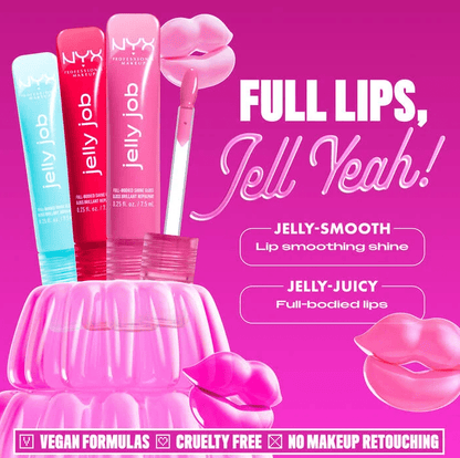 Glamour Us_NYX_Makeup_Jelly Job Full - Bodied High Shine Gloss_Just Jelly_VSG01 The best affordable Latina and Mexican makeup, beauty and cosmetics supply store in Chula Vista, San Diego