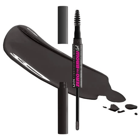 Glamour Us_NYX_Makeup_Zero to Brow Gel Longwear Eyebrow Gel_black_ZTBG08 The best affordable Latina and Mexican makeup, beauty and cosmetics supply store in Chula Vista, San Diego