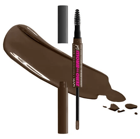 Glamour Us_NYX_Makeup_Zero to Brow Gel Longwear Eyebrow Gel_Espresso_ZTBG07 The best affordable Latina and Mexican makeup, beauty and cosmetics supply store in Chula Vista, San Diego