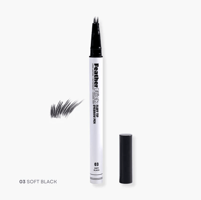 Glamour Us_Oz Lab_Makeup_Feather Flick Fluff Tip Brow Pen_Dark Grey_OZB-2672-03 The best affordable Latina and Mexican makeup, beauty and cosmetics supply store in Chula Vista, San Diego