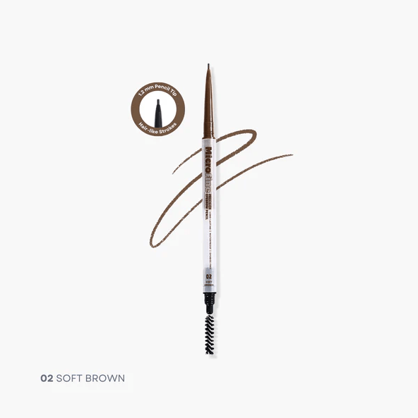 Glamour Us_Oz Lab_Makeup_Microfine Precision Eyebrow Pencil_Soft Brown_OZB-2601-02 The best affordable Latina and Mexican makeup, beauty and cosmetics supply store in Chula Vista, San Diego