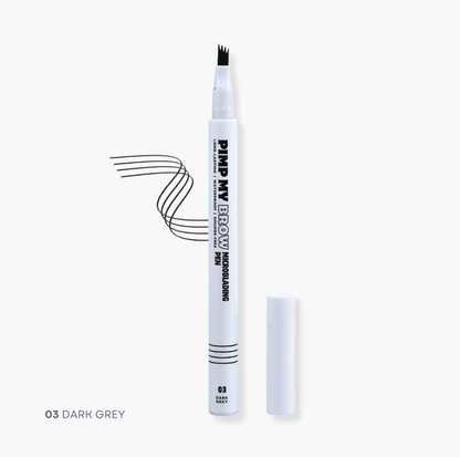 Glamour Us_Oz Lab_Makeup_Pimp My Brow Microblading Pen_Dark Grey_OZB-2412-03 The best affordable Latina and Mexican makeup, beauty and cosmetics supply store in Chula Vista, San Diego