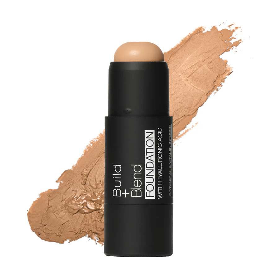 Glamour Us_Palladio_Makeup_Build And Blend Foundation Stick_Almond_BBFS05 The best affordable Latina and Mexican makeup, beauty and cosmetics supply store in Chula Vista, San Diego