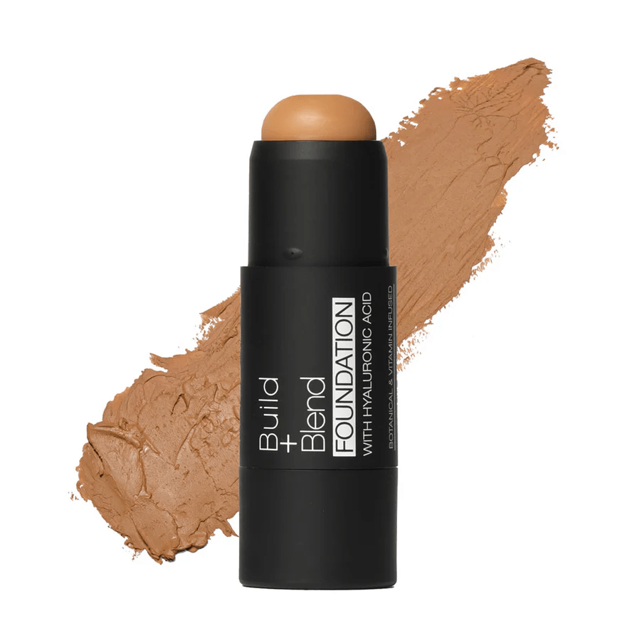 Glamour Us_Palladio_Makeup_Build And Blend Foundation Stick_Warm Caramel_BBFS07 The best affordable Latina and Mexican makeup, beauty and cosmetics supply store in Chula Vista, San Diego