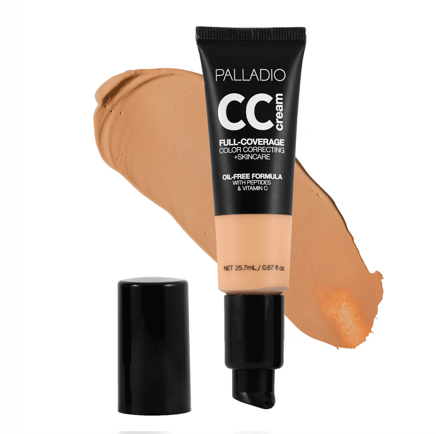 Glamour Us_Palladio_Makeup_CC Cream Full - Coverage Color Correcting + Skincare_Medium 31C - Cool_CC31