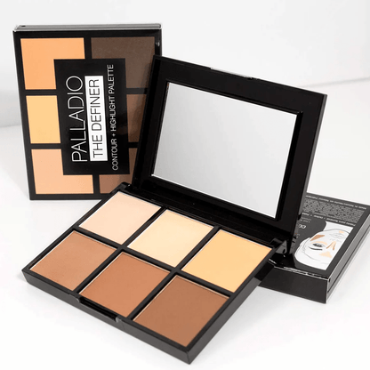 Glamour Us_Palladio_Makeup_The Definer Contour And Highlight Palette__DEFP01