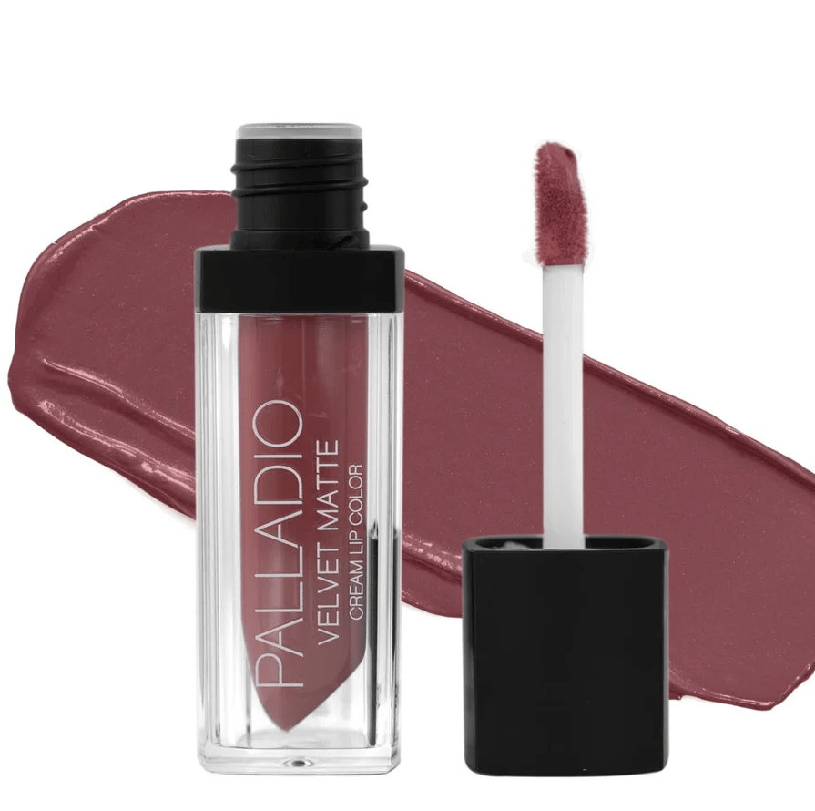 Glamour Us_Palladio_Makeup_Velvet Matte Cream Lip Color_Pashmina_LV24