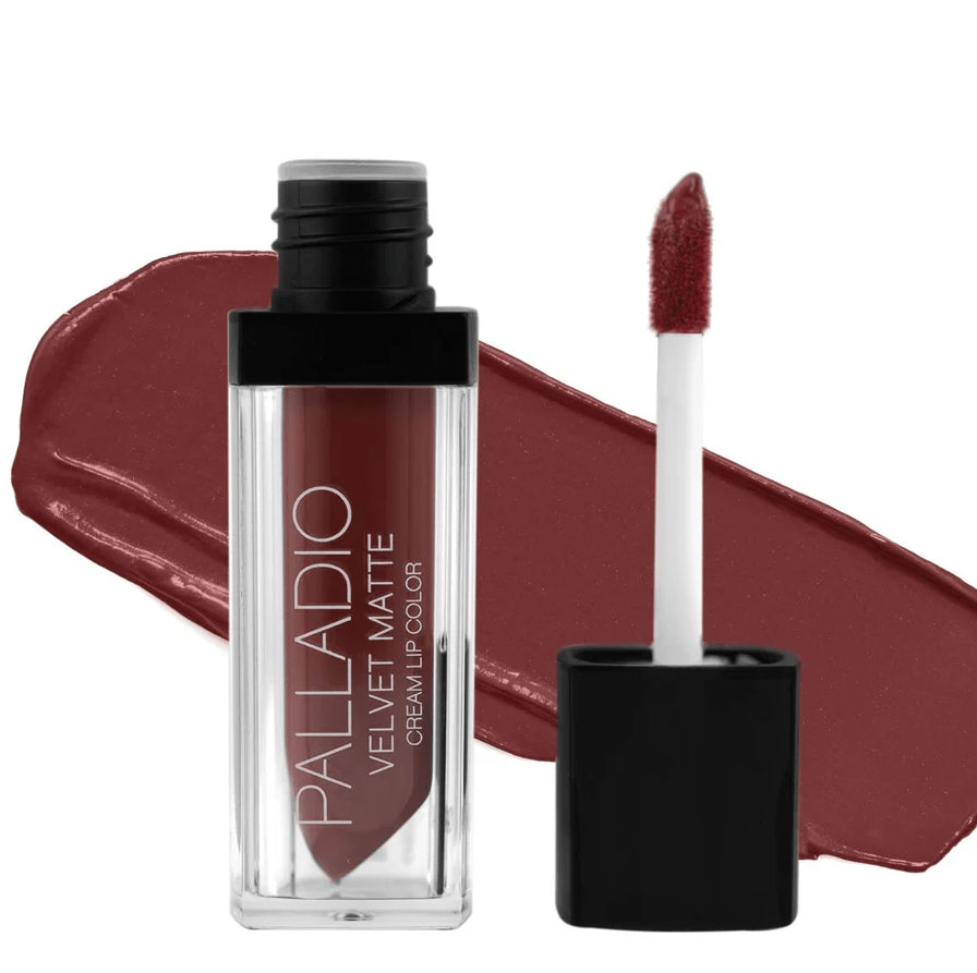 Glamour Us_Palladio_Makeup_Velvet Matte Cream Lip Color_Suede_LV10