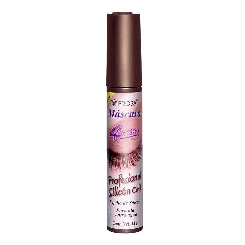 Glamour Us_Prosa_Makeup_Brown Professional Silicone - 4 en 1 Eyelash Mascara__BPS The best affordable Latina and Mexican makeup, beauty and cosmetics supply store in Chula Vista, San Diego