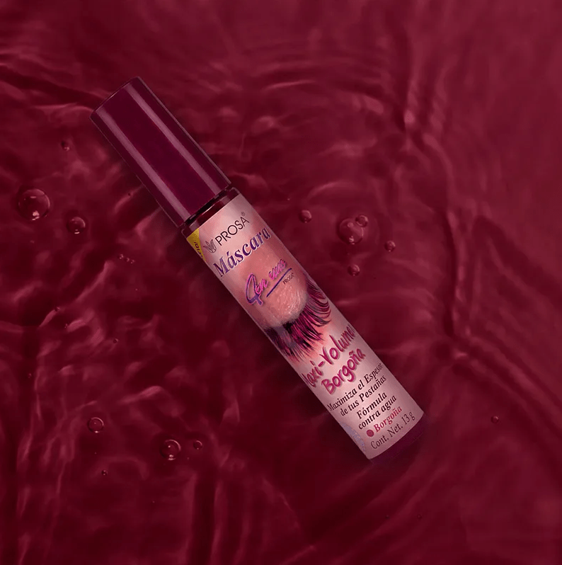 Glamour Us_Prosa_Makeup_Burgundy 4 en 1 Eyelash Mascara__15130 The best affordable Latina and Mexican makeup, beauty and cosmetics supply store in Chula Vista, San Diego
