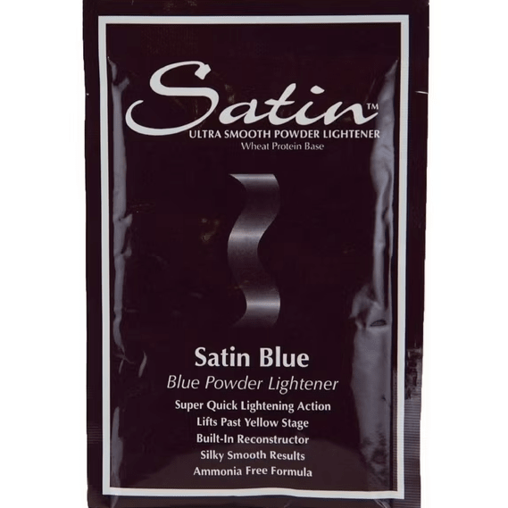 Glamour Us_Satin_Hair_Blue Powder Bleach Lightener 1 oz.__ The best affordable Latina and Mexican makeup, beauty and cosmetics supply store in Chula Vista, San Diego