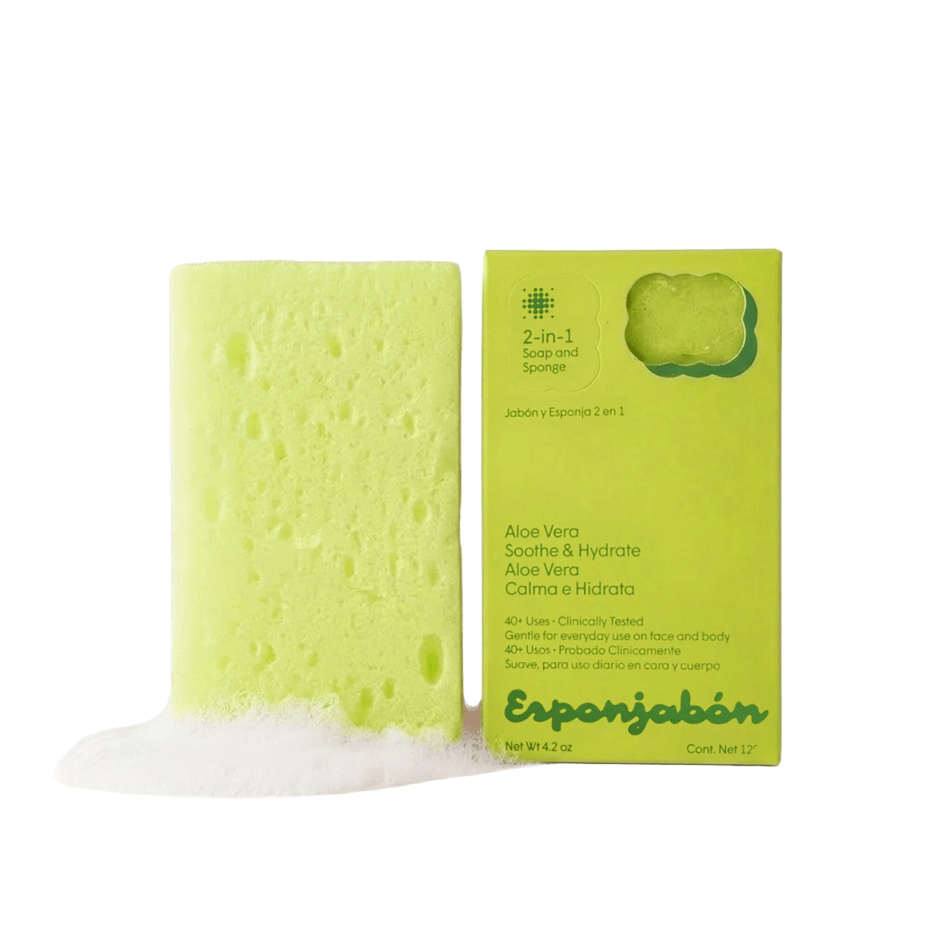 Glamour Us_T.TAiO_Skincare_Aloe Vera 2-in-1 Soap and Sponge Esponjabon__ESALOE The best affordable Latina and Mexican makeup, beauty and cosmetics supply store in Chula Vista, San Diego