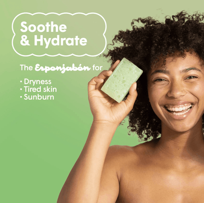 Glamour Us_T.TAiO_Skincare_Aloe Vera 2-in-1 Soap and Sponge Esponjabon__ESALOE The best affordable Latina and Mexican makeup, beauty and cosmetics supply store in Chula Vista, San Diego