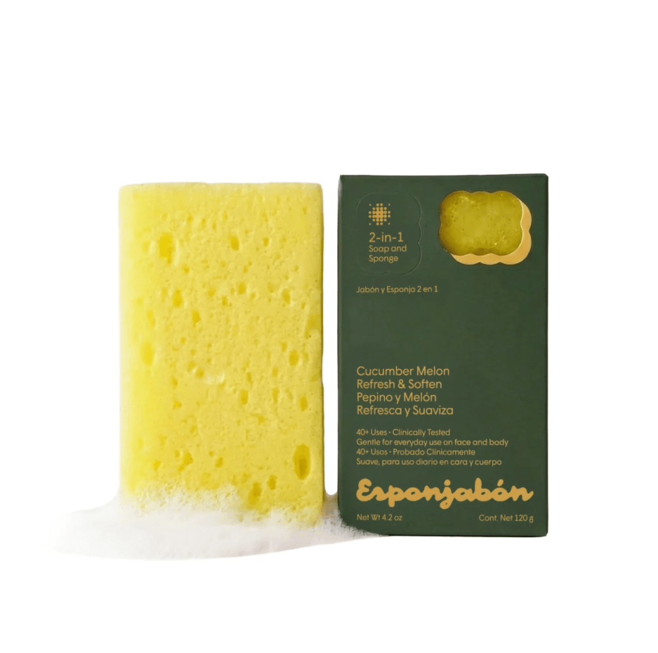 Glamour Us_T.TAiO_Skincare_Cucumber Melon 2-in-1 Soap and Sponge Esponjabon__ESCML The best affordable Latina and Mexican makeup, beauty and cosmetics supply store in Chula Vista, San Diego