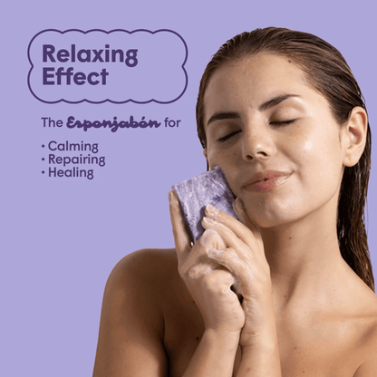Glamour Us_T.TAiO_Skincare_Lavender 2-in-1 Soap and Sponge Esponjabon__ESLAV The best affordable Latina and Mexican makeup, beauty and cosmetics supply store in Chula Vista, San Diego
