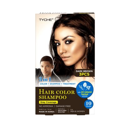 Glamour Us_Tyche_Hair_Hair Color Shampoo_Dark Brown_HLSM03 The best affordable Latina and Mexican makeup, beauty and cosmetics supply store in Chula Vista, San Diego