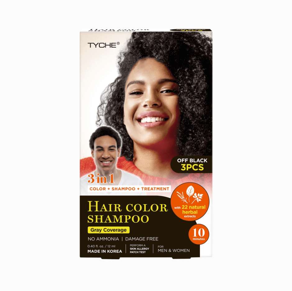 Glamour Us_Tyche_Hair_Hair Color Shampoo_Off Black_HLSM02 The best affordable Latina and Mexican makeup, beauty and cosmetics supply store in Chula Vista, San Diego
