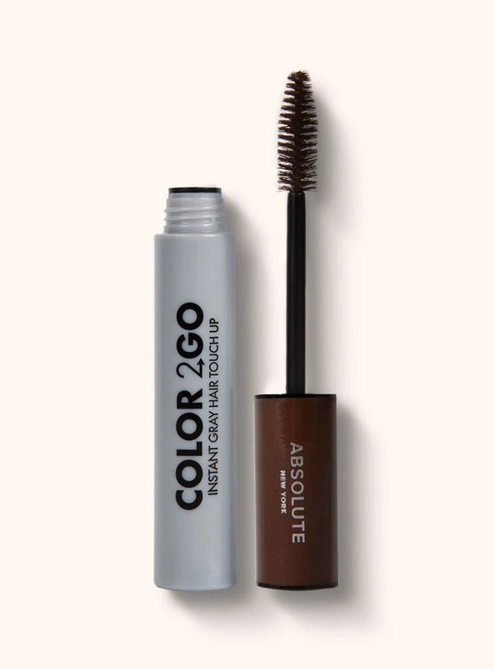 Glamour Us_Absolute New York_Hair_Color 2 Go Instant Gray Hair Touch Up Mascara - JUMBO Size_Dark Brown_HCHM04