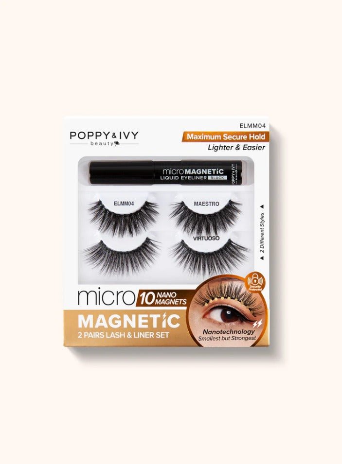 Glamour Us_Absolute Poppy & Ivy_Lashes_Maestro Micro Magnetic Lash & Liner Set__ELMM04
