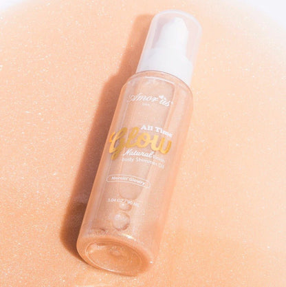 Glamour Us_Amorus_Makeup_All Time Glow Body Shimmer Oil_Mornin&